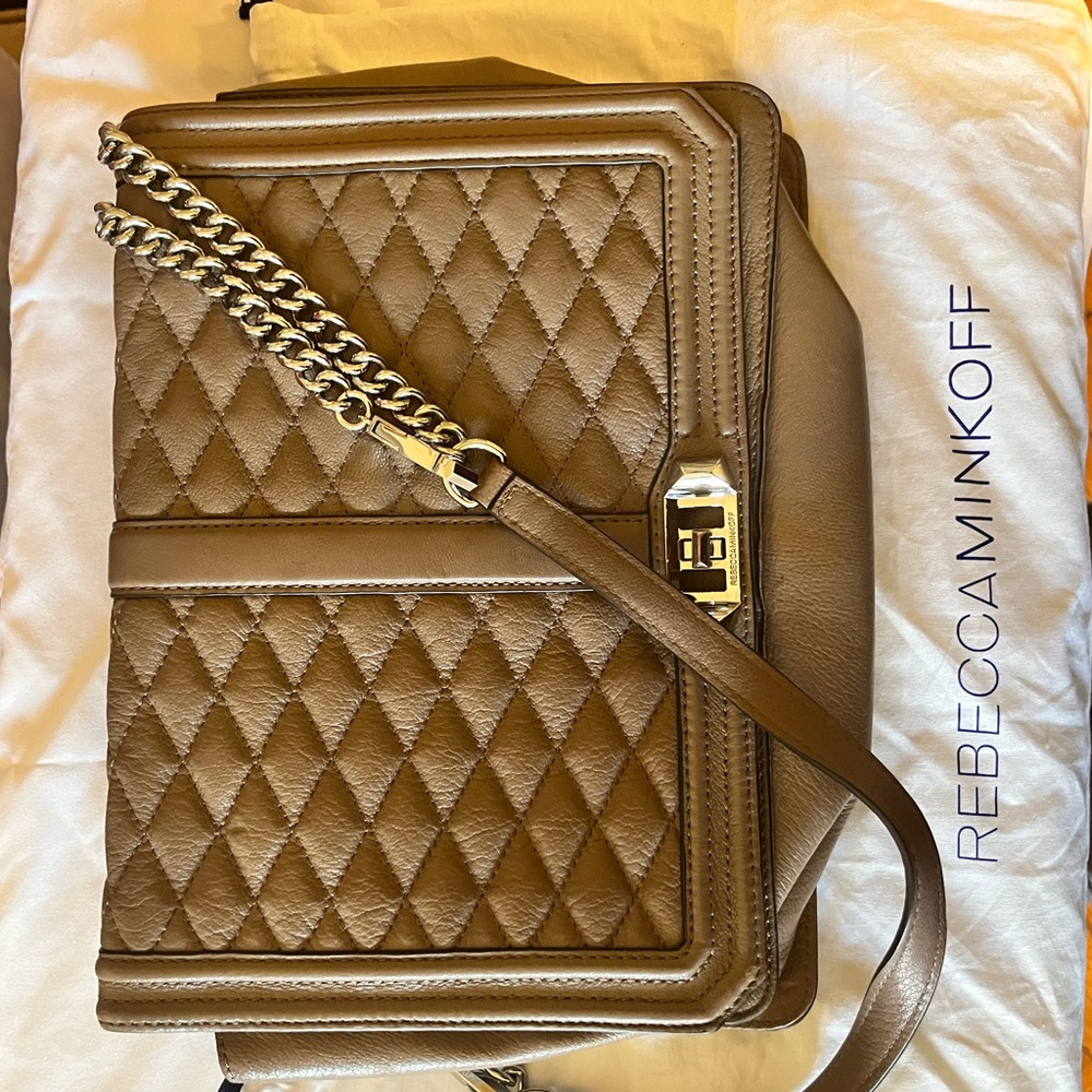 Rebecca Minkoff tan bag